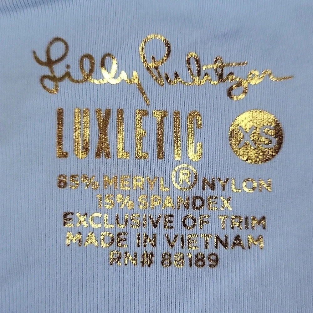 Lilyy Pulitzer Luxletic Floral Top XS EUC